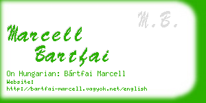 marcell bartfai business card